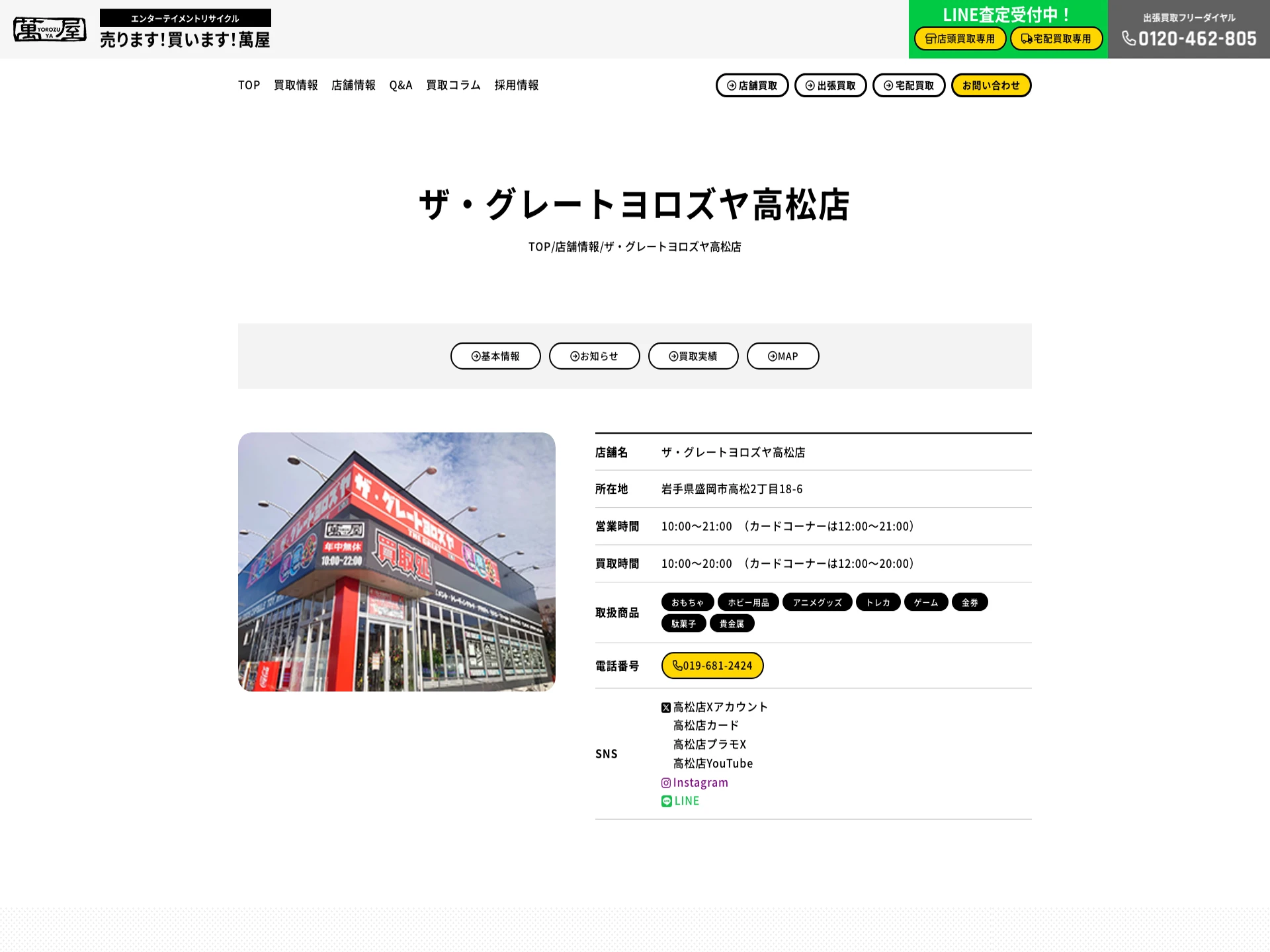 ザ・グレートヨロズヤ高松店(萬屋)