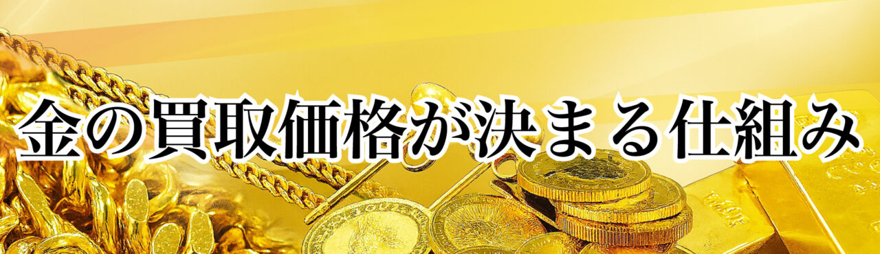 金の買取価格が決まる仕組み
